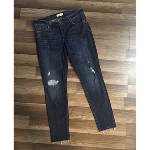 LOFT Jeans - Loft size 8 curvy skinny jeans with raw hem LOFT Jeans - Loft size 8 curvy skinny jeans with raw hem